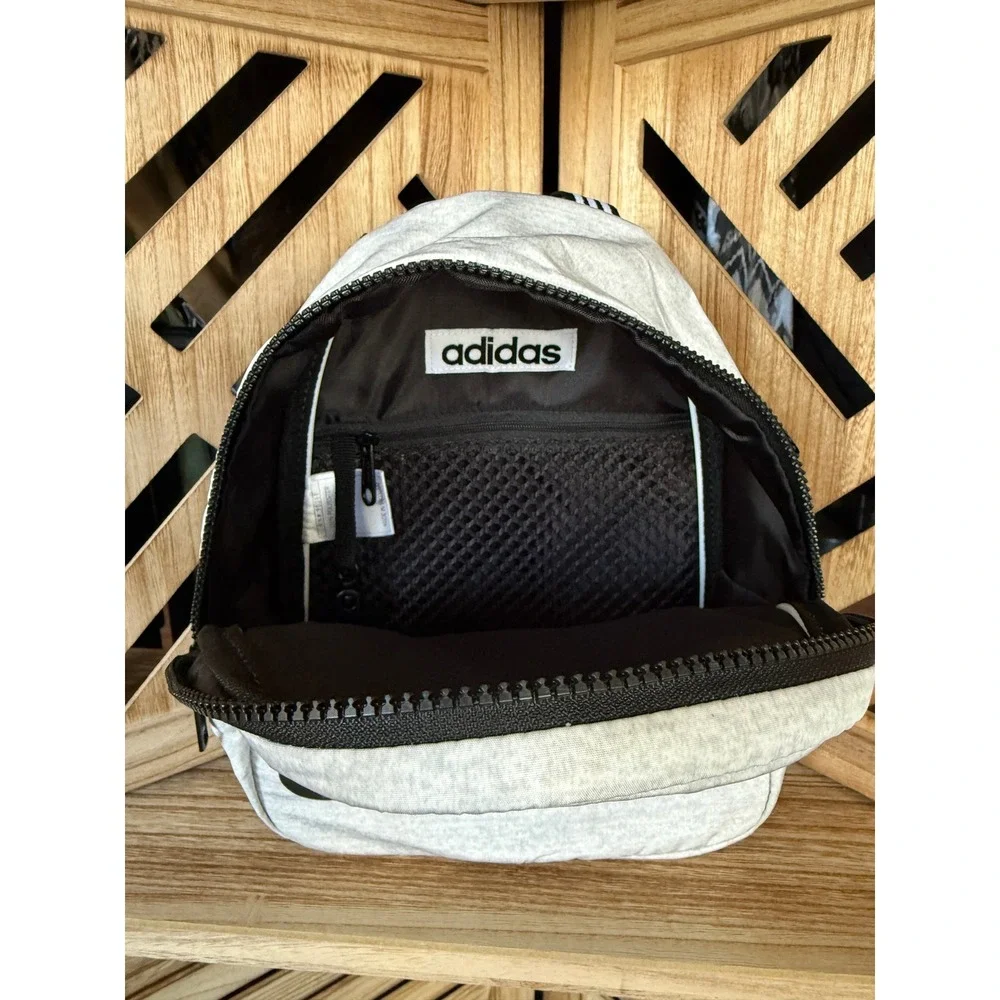 Adidas Mini Backpack Gray‎ – 11x9x4 – Adjustable Straps, Excellent Condition